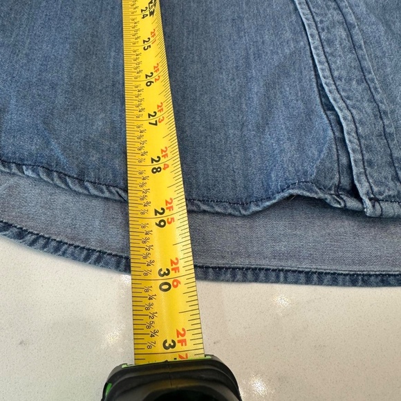 NWT Goodfellow Shirt Mens L Button Up Blue Standard Fit Cotton - Picture 5 of 5